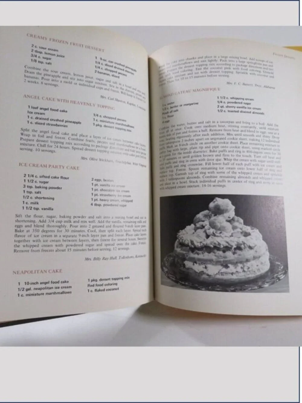 Favorite Recipes Press desserts cookbook